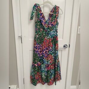 Shoshanna Vibrant Floral Maxi Dress